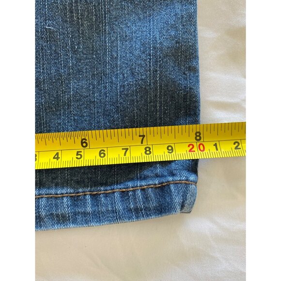 Old Navy Kids Denim Jeans Size 16 Regular Straight Fit Blue Denim 100% Cotton - Picture 14 of 15